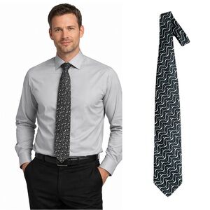 Bovet Black and White Patterned Tie
🔥% bundle of 3, 5, 10, 15 or 20 ties